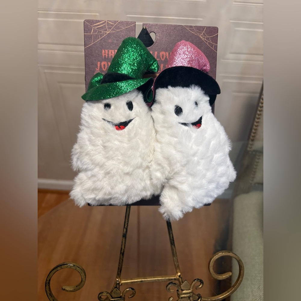 Happy  |  Halloween Ghost 👻 |  Squeaky Plush Dog Toy  8” …